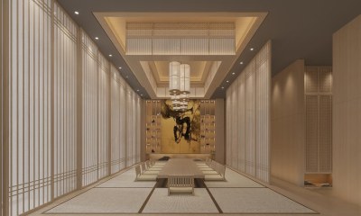 日式日料店包厢3D模型下载